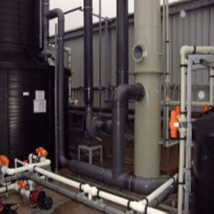 Scrubber installation
